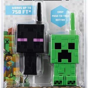 Minecraft Kids Walkie Talkies – Holiday Gift, Static‑Free 2‑Way Radios with 750f